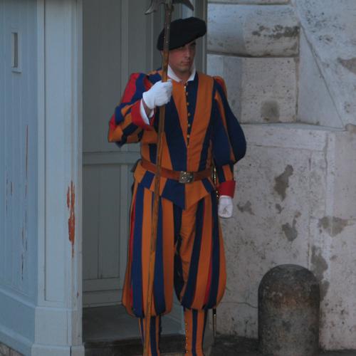 A Vatican guard