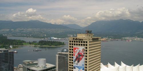 the rockies from harbour centre