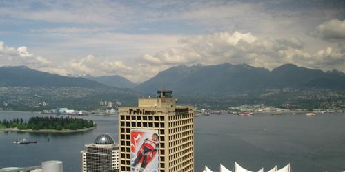 the rockies from harbour centre