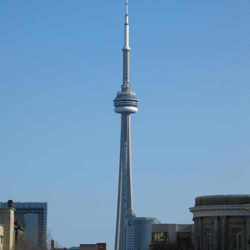 the cn tower from u of t
