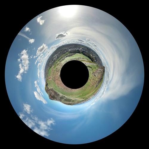 The Salisbury Crags on a Ball