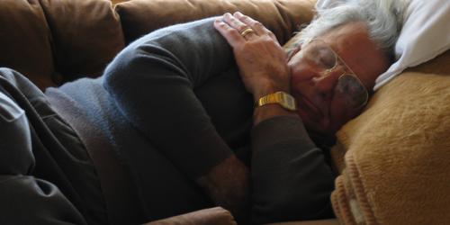 grandpa sleeping