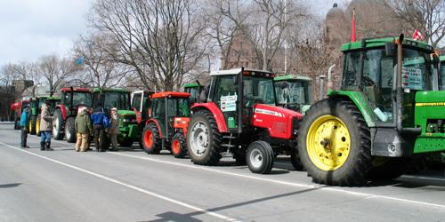All the Tractors, All Lined Up