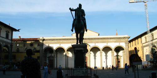 Statue and square