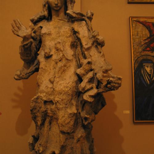Weird modern Christian stuff in the Vatican Museum