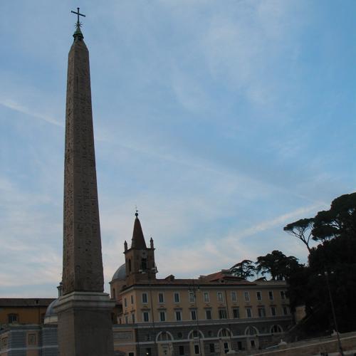 An Obelisk at Piazza Popoli